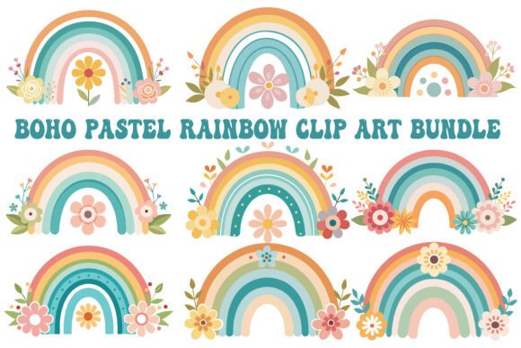 Download Boho Rainbow Design Art Vector - Vector Collection