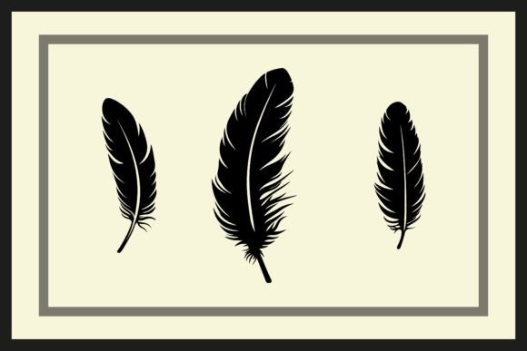 Download Bird Feather Silhouette Vector Clipart - Vector Collection