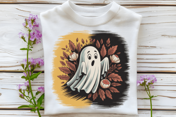 Download Halloween Fall Floral Boho Ghost Png Cli - Boho ghost png Collection